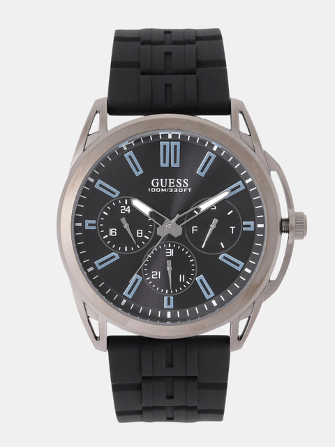 

GUESS Men Charcoal Grey Analogue Watch W1177G1