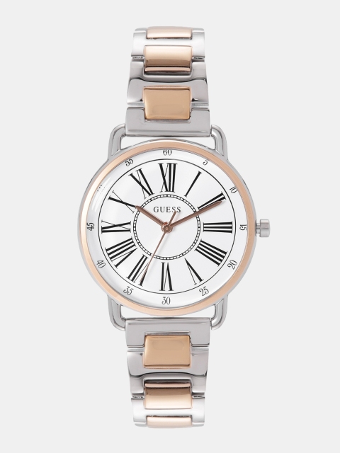 

GUESS Women White Analogue Watch W1148L4-2