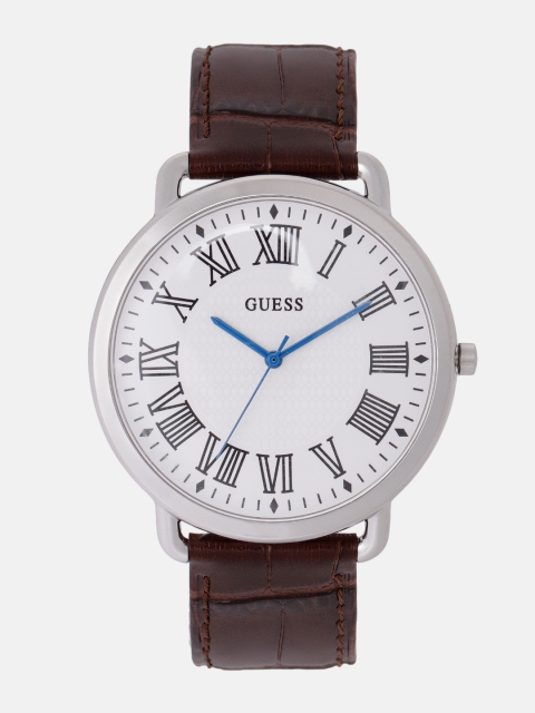 

GUESS Men White Analogue Watch W1164G1