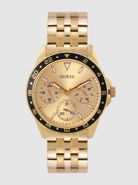 

GUESS Women Gold-Toned Analogue Watch W1187L1
