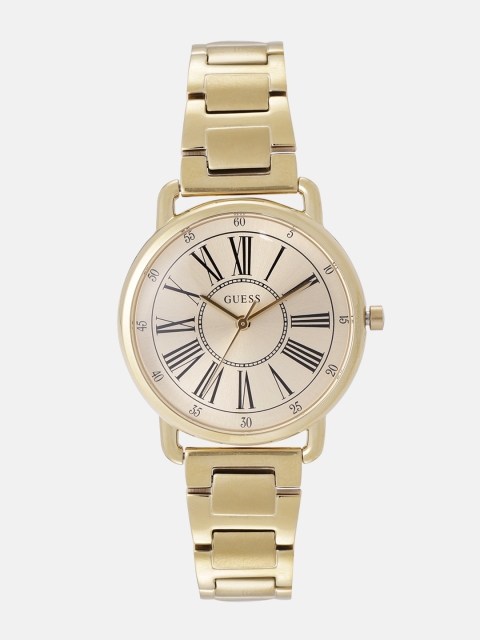 

GUESS Women Gold-Toned Analogue Watch W1148L2