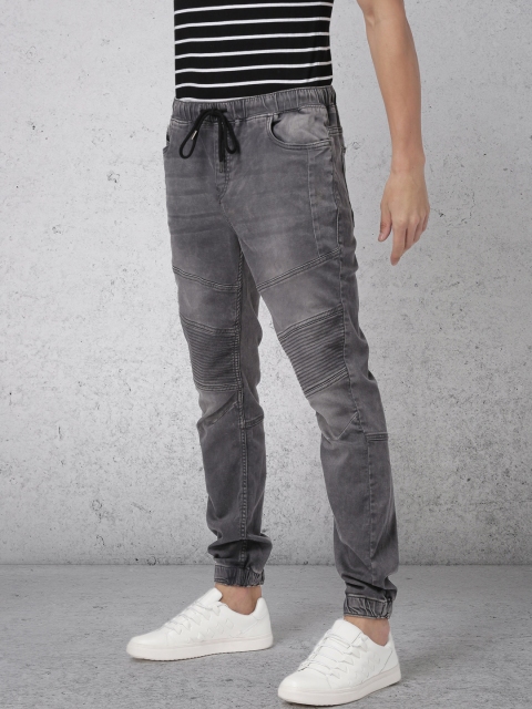 

Ecko Unltd Men Grey Mid-Rise Clean Look Stretchable Jogger Jeans