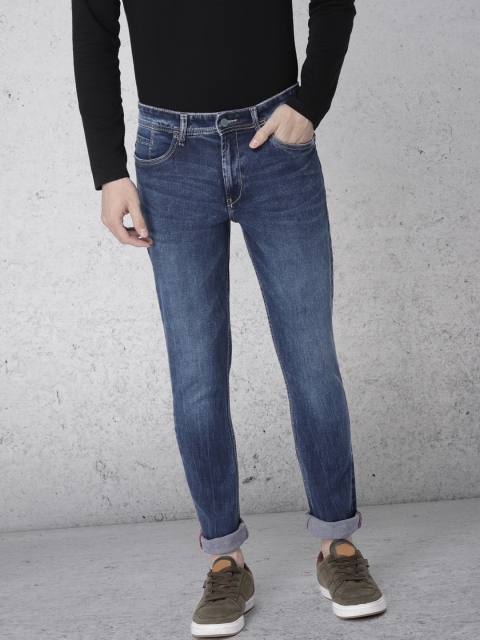 

Ecko Unltd Men Blue Slim Fit Mid-Rise Clean Look Stretchable Jeans