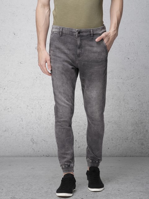

Ecko Unltd Men Grey Jogger Mid-Rise Clean Look Stretchable Jeans