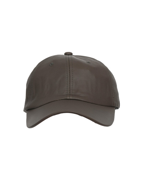 

FabSeasons Unisex Coffee Brown Solid Baseball Cap