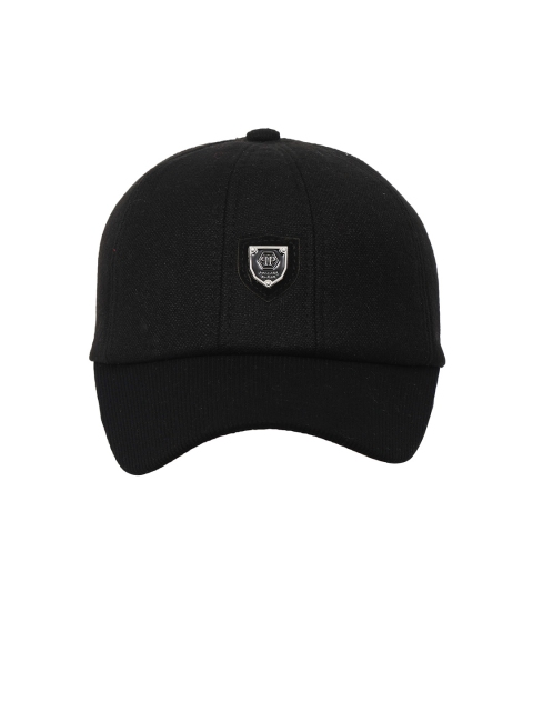 

FabSeasons Unisex Black Solid Baseball Cap