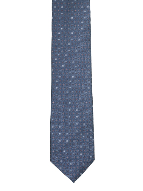 

Van Heusen Navy Blue Woven Design Broad Tie