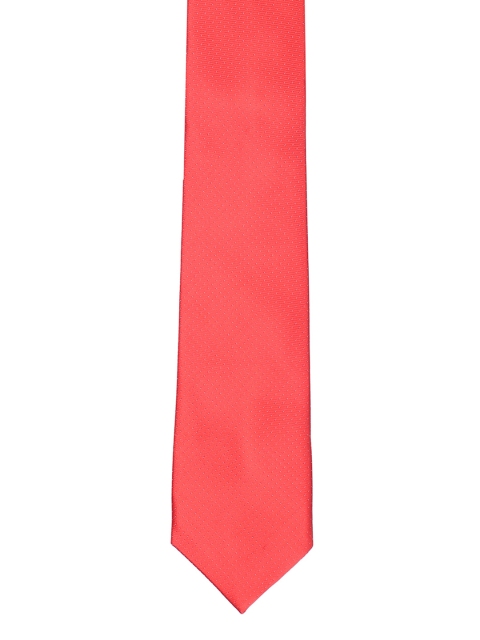 

Van Heusen Red Woven Design Broad Tie