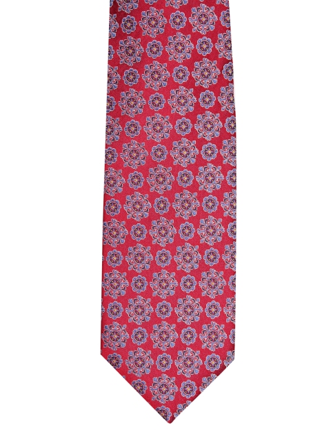 

Van Heusen Red Woven Design Broad Tie