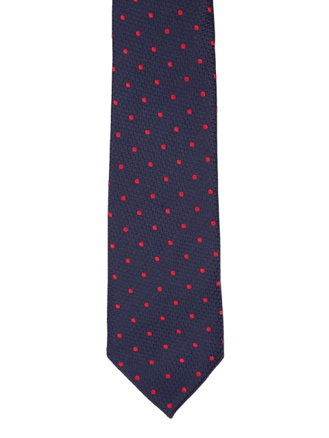 

Van Heusen Navy Blue Woven Design Broad Tie
