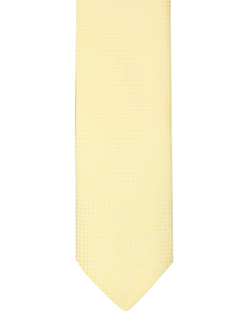 

Van Heusen Yellow Woven Design Broad Tie