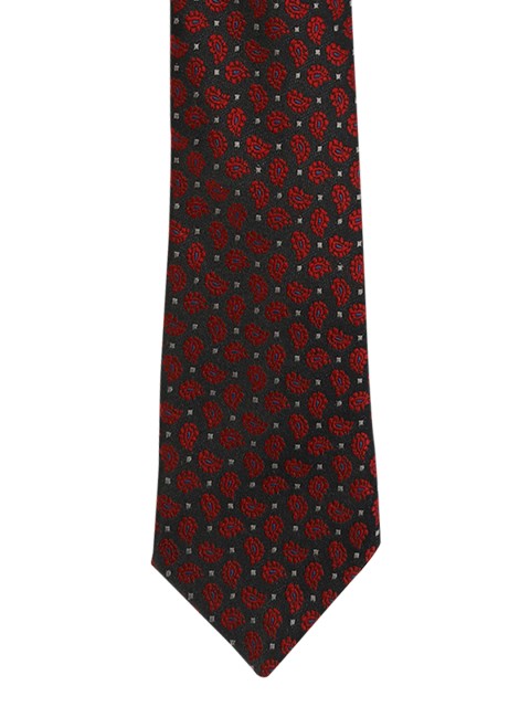 

Van Heusen Maroon Woven Design Broad Tie