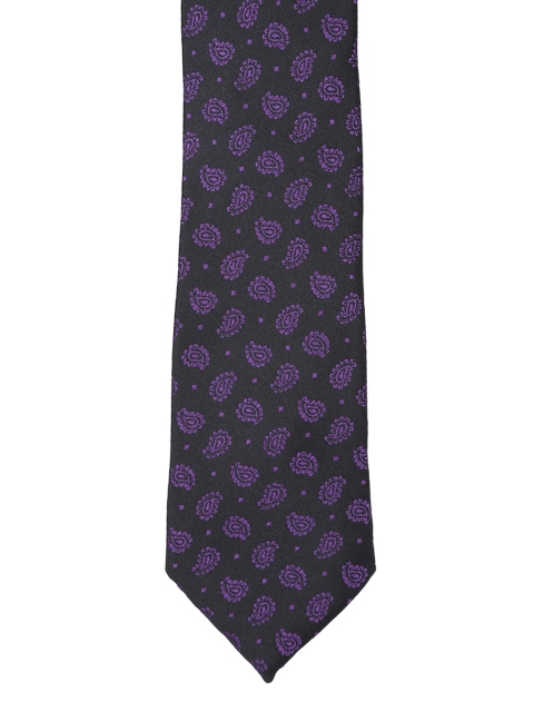 

Van Heusen Black Woven Design Broad Tie