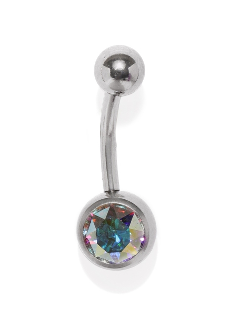 

Accessorize Silver-Toned Embellished Spherical Navel Piercing