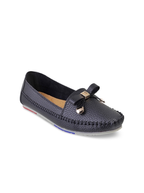 

Metro Women Black Slip-On Sneakers