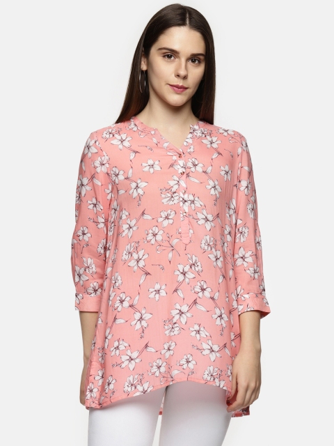 Annabelle by Pantaloons Women Pink Printed Top