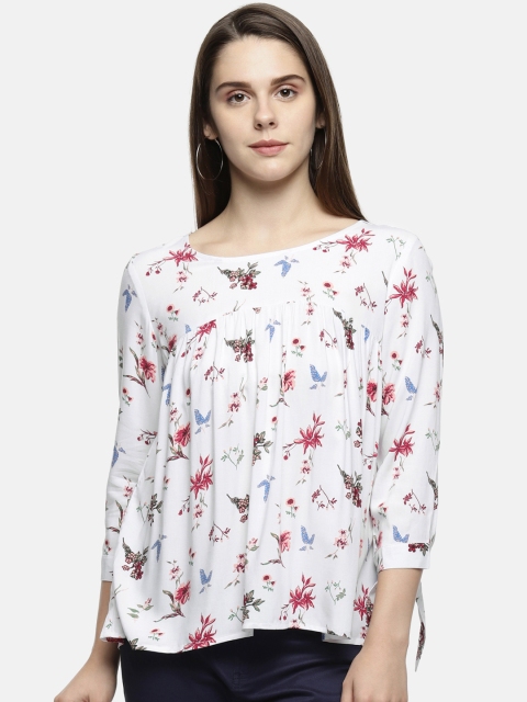 

Honey by Pantaloons Women Pink Printed Top