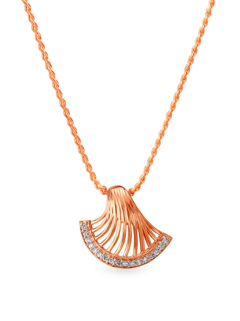 

Mia by Tanisq 14KT Rose Gold Diamond Pendant