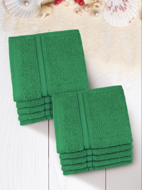 

Swiss Republic Green Set of 10 480 GSM Face Towels