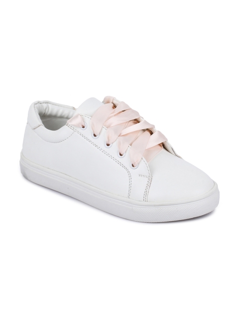 

Bruno Manetti Women White Sneakers