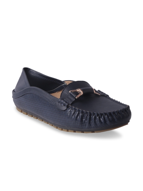 

MSC Women Navy Blue Loafers