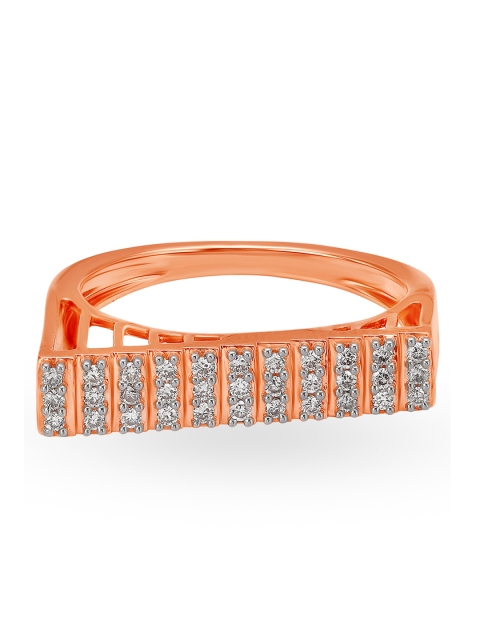 

Mia by Tanishq 14KT Rose Gold Diamond Finger Ring