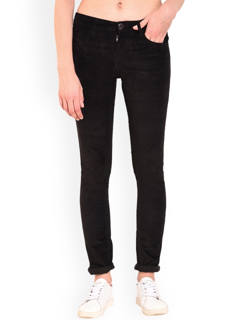 

Fashion Cult Women Black Slim Fit Mid-Rise Clean Look Jeans