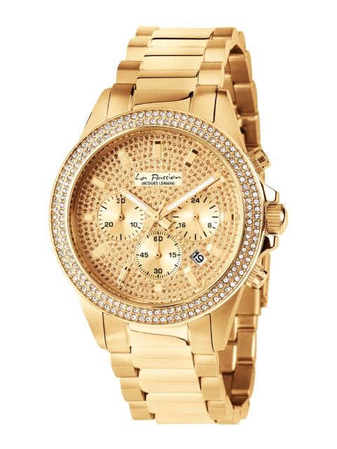 

Jacques Lemans Women Gold-Toned Analogue Watch LP-112C