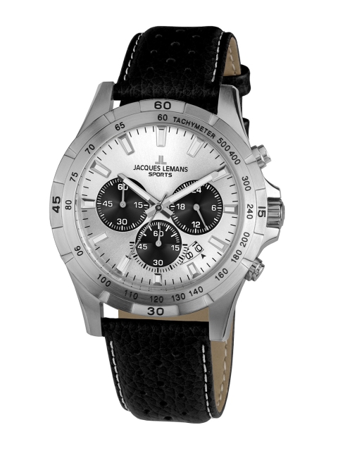 

Jacques Lemans Men Silver-Toned Analogue Watch 1-1670B
