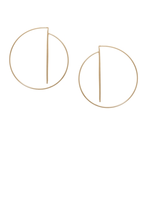 

The Jewel Basket Gold-Plated & Handcrafted Circular Hoop Earrings