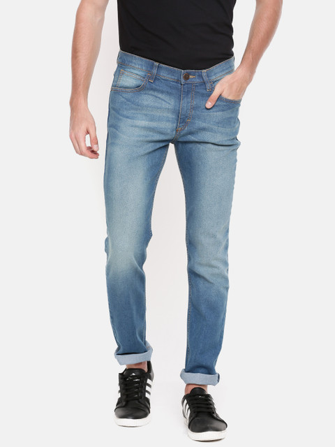 

Chennis Men Blue Slim Fit Mid-Rise Clean Look Jeans