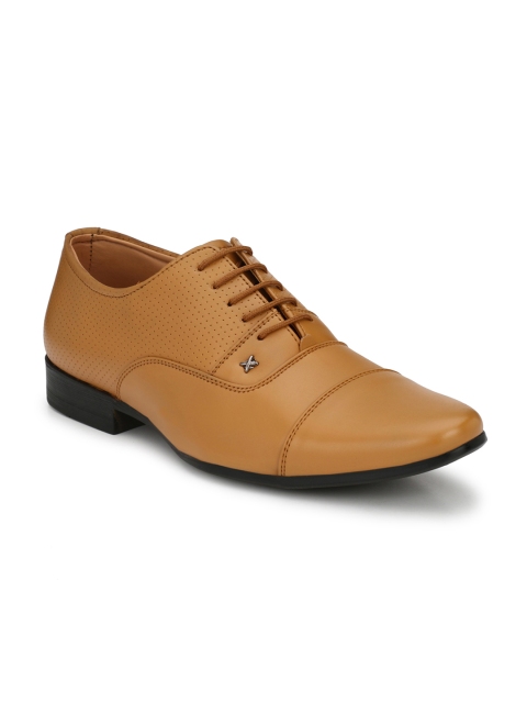 

Guava Men Tan Semiformal Lace-Up Brogues