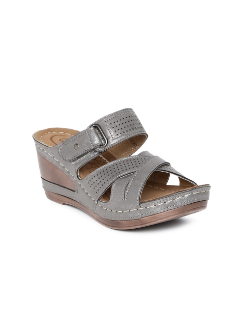 

Catwalk Women Grey Perforated Sandals