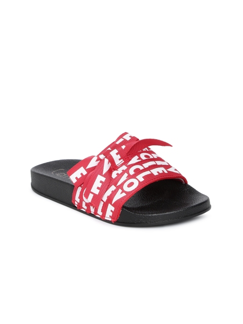 

Catwalk Women Red Printed Open Toe Flats