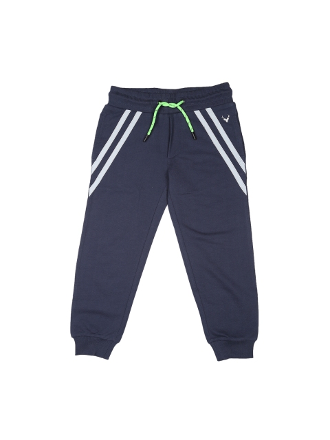 

Allen Solly Junior Boys Navy Blue Slim Fit Joggers