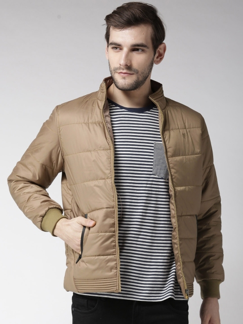 

Fort Collins Men Khaki Solid Padded Jacket