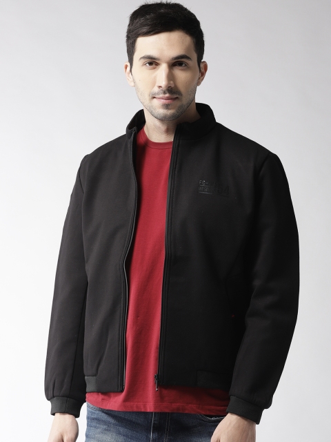 

Fort Collins Men Black Solid Bomber Jacket