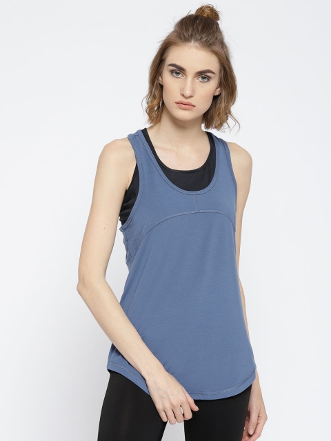 

Canterbury Women Blue Printed Tank Top