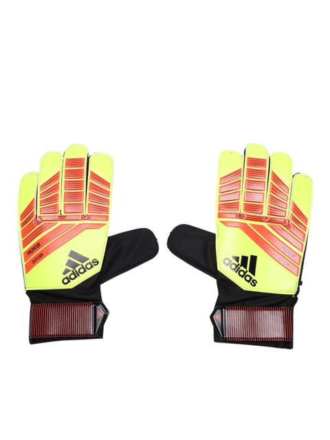 

ADIDAS Kids Fluorescent Green & Orange Predator Football Gloves
