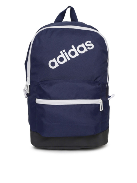 

ADIDAS Men Navy Blue Brand Logo Backpack