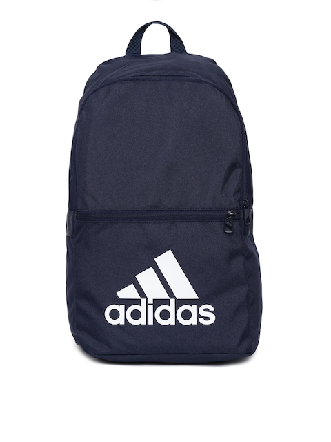 ADIDAS Unisex Navy Blue Classic 18 Brand Logo Backpack