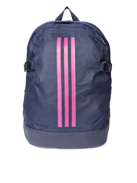 

ADIDAS Unisex Navy Blue Power IV M Striped Backpack