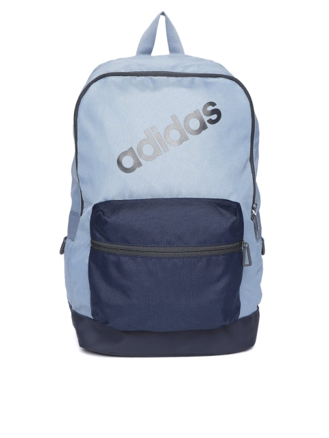 

Adidas Men Blue Brand Logo Backpack