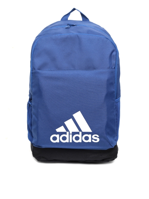 

ADIDAS Unisex Blue Solid Classic Logo 2 Compartment Backpack