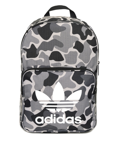 

ADIDAS Originals Unisex Grey & Black Classic Camouflage Print Backpack