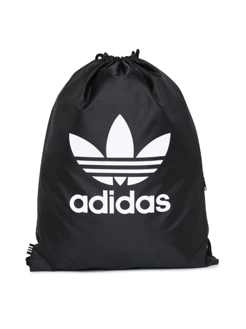 

ADIDAS Originals Unisex Black GYMSACK TREFOIL Brand Logo Backpack