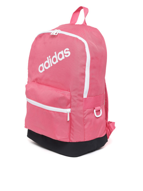 

ADIDAS Men Pink Solid Daily Brand Logo Print Backpack