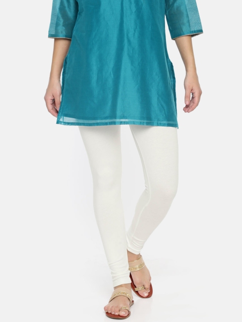 

Melange by Lifestyle Women White Leggings