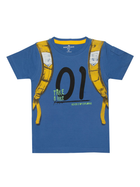 

BodyGlove Boys Blue Printed Round Neck T-shirt