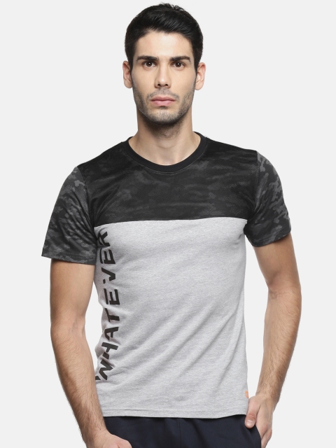 

Ajile by Pantaloons Men Grey Printed Round Neck T-shirt